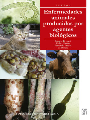 cover image of Enfermedades animales producidas por agentes biológicos
